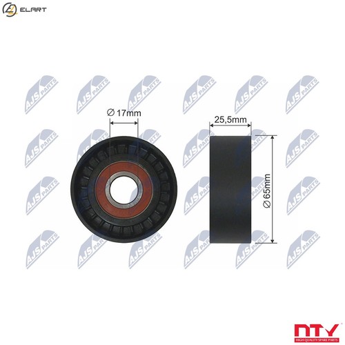 Tensioner pulley vribbed - tensioner, belt