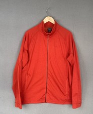 Rab Mens Nucleus Jacket Fleece Orange/Red Size XL Full Zip Thermic QFE-83 Grid