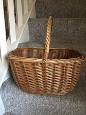 Wicker Shopping Basket Picnic