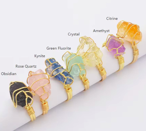 Healing crystals 18k - healing, gold