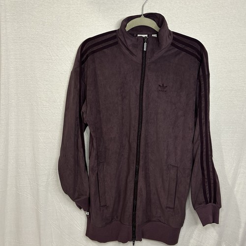 Adidas velour track jacket - velour,