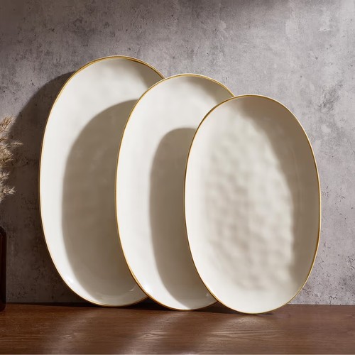 Serving platter oval - serving, platter,
