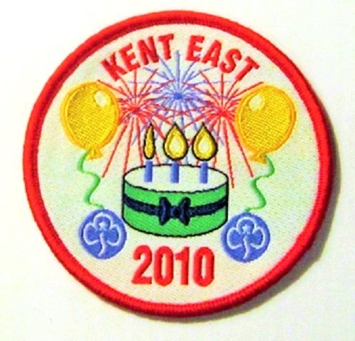 Girl guide badge - badge, centenary
