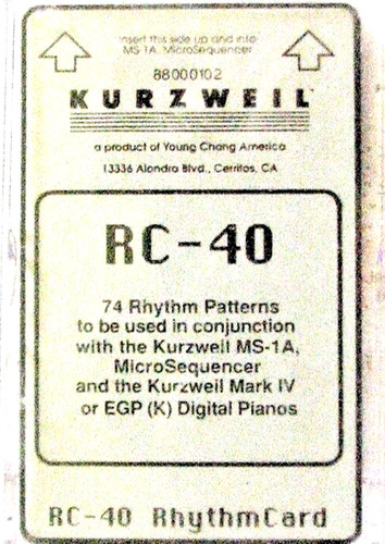 Kurzweil rom card for - kurzweil,