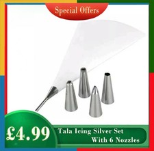 Tala 6-Piece Icing Set Silver