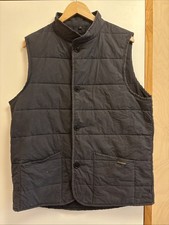 Lavenham Gilet Blue 42 Size Large Made In England