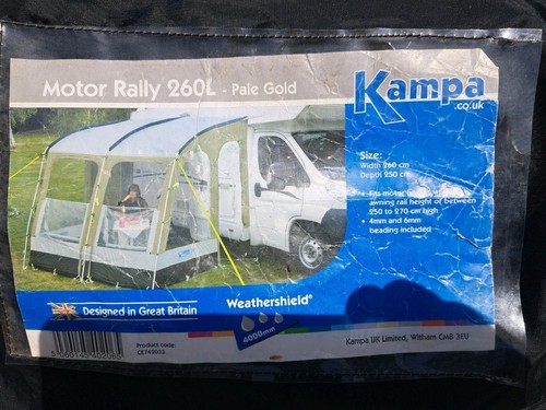 Kampa motor rally - rally, awning