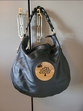 Mulberry Daria Leather Hobo Bag Medium Black With Dust Bag