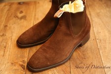 R.M. Williams Tan Brown Suede Chelsea Boots Shoes Mens UK 11.5 H US 12.5