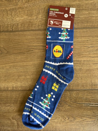 Lidl blue christmas socks size - lidl,