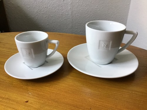 Nespresso white ceramic coffee - white,