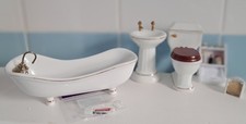 Dolls House Bathroom Set 1:12th lot