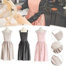 Apron Cotton Linen Crossover