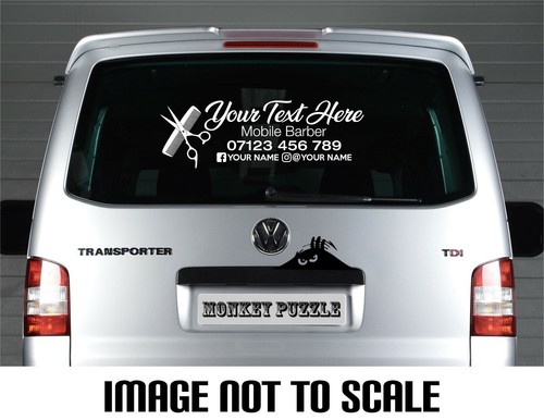 Personalised barber car - &, van