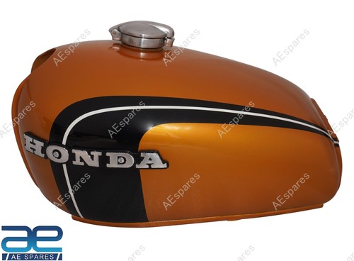 Petrol fuel tank - golden, black