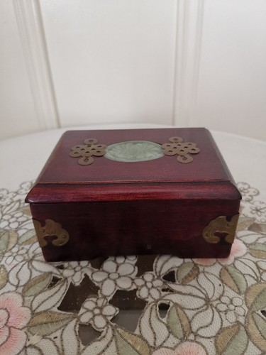 Vintage chinese wooden brass - chinese,