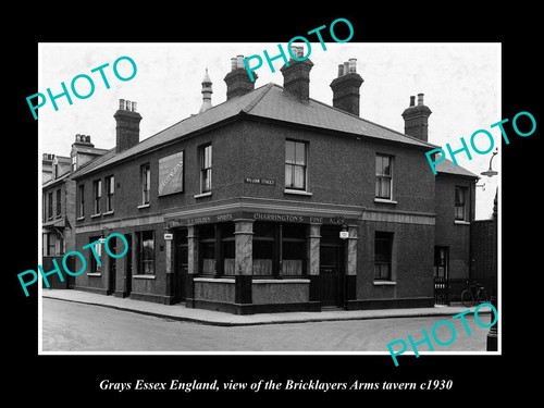 Old postcard size photo - old, grays