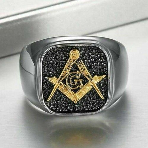 Mens stainless steel gold - steel,