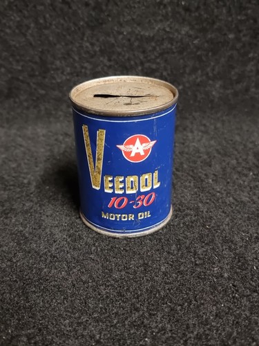 Vintage veedol motor oil tin - vintage,