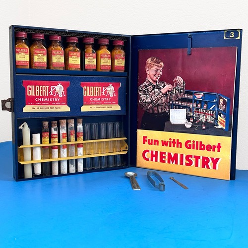 Vintage gilbert chemistry set - gilbert,