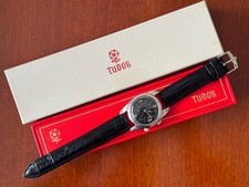 Vintage 1974 Rolex Tudor Advisor Rare Black Dial #10050 Tudor boxes Strap/Buckle