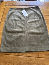 Zara Green Knee Length Faux