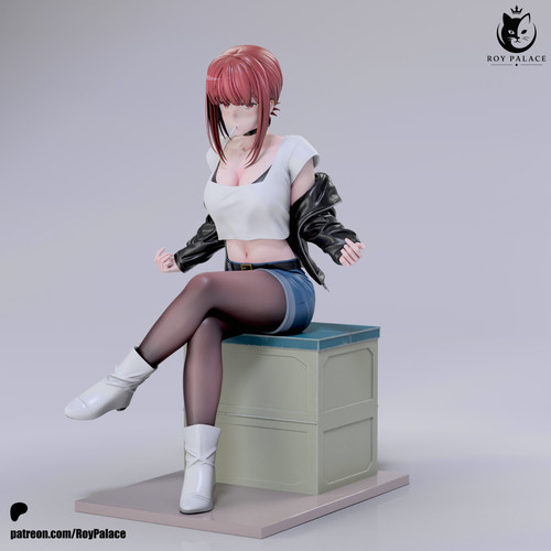 Red hair casual girl - hair,