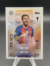 Lionel Messi Cup Champion Topps Match Attax 2025/2026 Barcelona 25/26 # 351