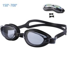 Myopia Swimming Goggles Anti-Fog Prescription Glasses -1.5 To -7.0 UV Protection