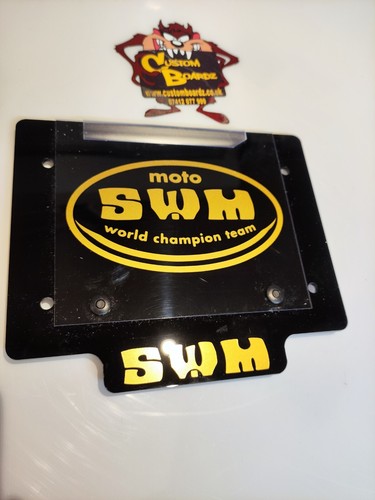Trials front number board swm - front,