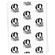 'Guinea Pig Munching On Hay' Gift Wrap / Wrapping Paper / Gift Tags (GI045093)