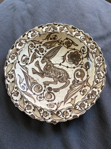 Antique lachenal ceramic dish - antique,