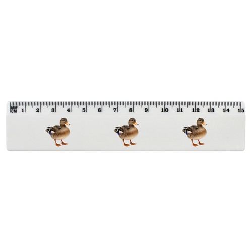 Mallard duck white plastic - 'mallard,