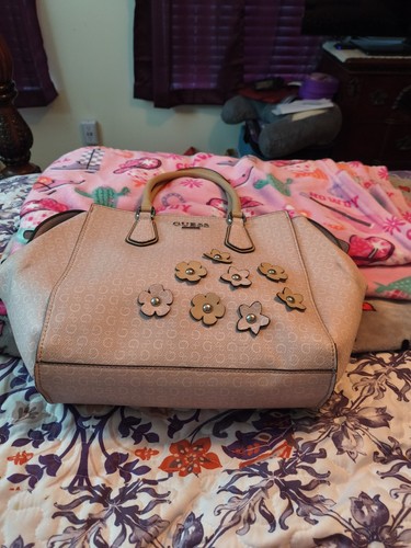 Guess light pink - handbag, with