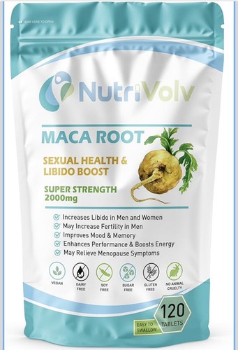Maca root supplement tablets - root,
