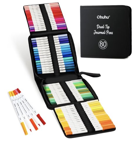 Ohuhu colours markers dual - markers,