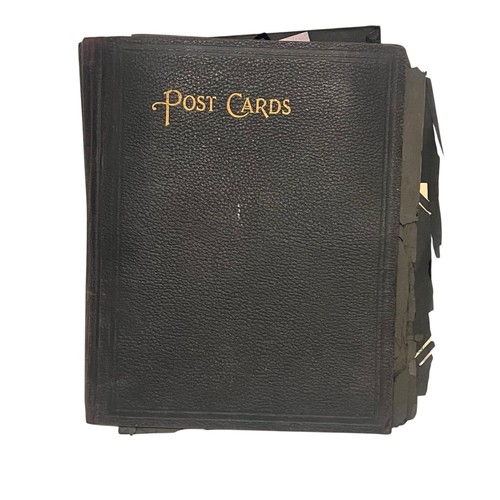 Antique postcard album - antique,