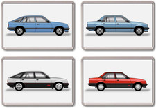 FRIDGE MAGNET - VAUXHALL CAVALIER Mk2 COLLECTION - Large Acrylic, Classic, Car