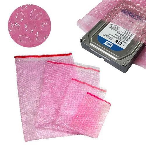 Red bubble wrap - bubble, pouches