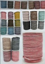 Leather Cord Round Vintage Distressed 1 1.5, 2, 3, 4 100% Real String Lace Thong