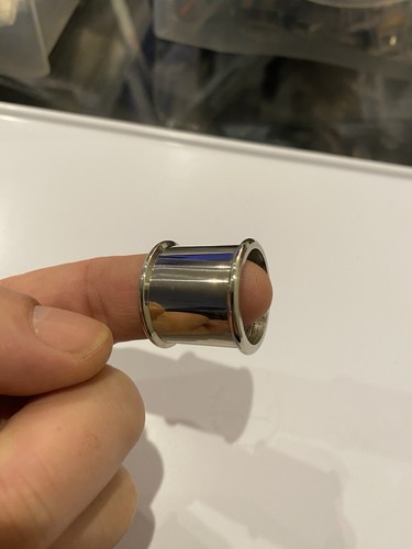 Stainless steel chrome collers - stainless,