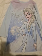 Disney Frozen Elsa 7-8 Years Long Sleeved Nightie Cosy