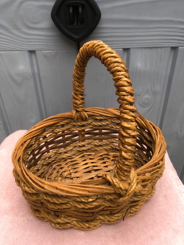 Vintage small wicker - small, basket