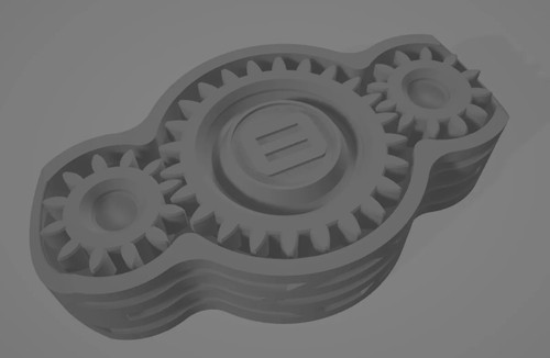Makerbot gear fidget remix - makerbot, 3d