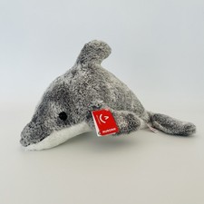 Aurora Soft Toy Cuddly Plush Drake The Dolphin Stuffed Animal Beanie Cuddly 13”