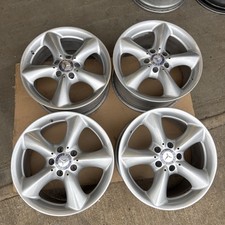 4 X SET MERCEDES C CLASS ADHARAZ W209 W203 17" ALLOY WHEELS 7.5J 8.5J STAGGERED