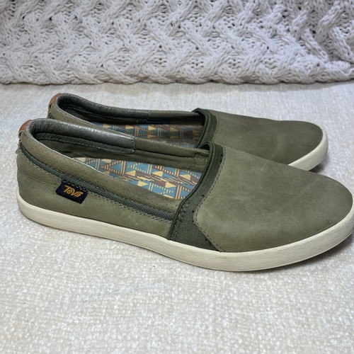 Teva willow green olive - green, nubuck