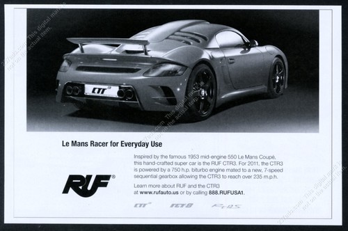 2011 ruf porsche ctr3 - 2011,