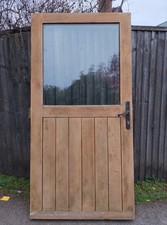Quality Oak Exterior Door  Quite Wide 