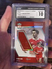 2023-24 Daka Liverpool FC Ineffable Jersey Michael Owen /39 CGC Gem Mint 10
